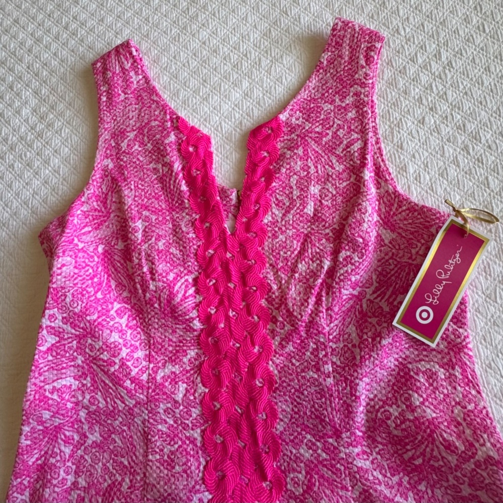 Lily Pulitzer for Target See Ya Later shift dress, new with tags, size 16 - Picture 8 of 10
